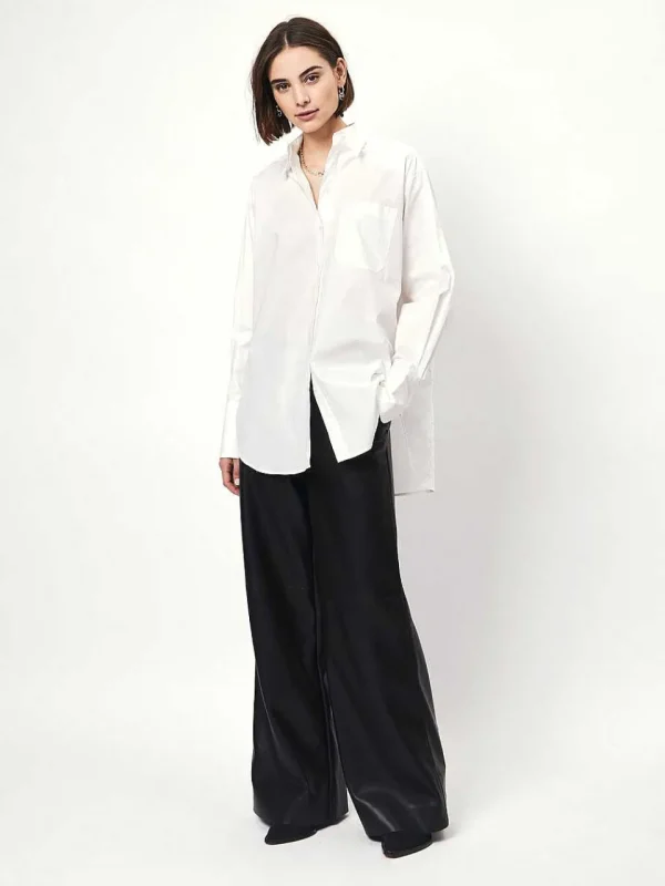 DANTE6 D6Ethan Oversized Poplin Shirt* Blouses