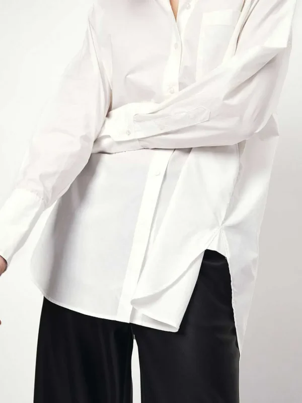 DANTE6 D6Ethan Oversized Poplin Shirt* Blouses