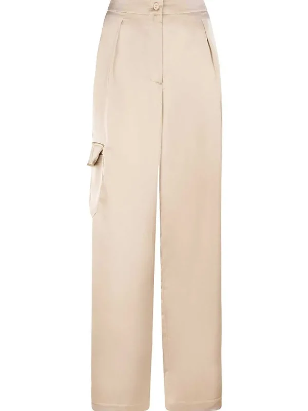 DANTE6 D6Harlow Satin Wide Pants* Broeken