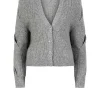 DANTE6 D6Spella Fancy Rib Cardigan* Brei