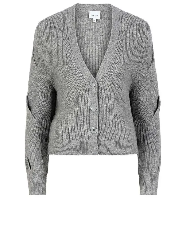 DANTE6 D6Spella Fancy Rib Cardigan* Brei