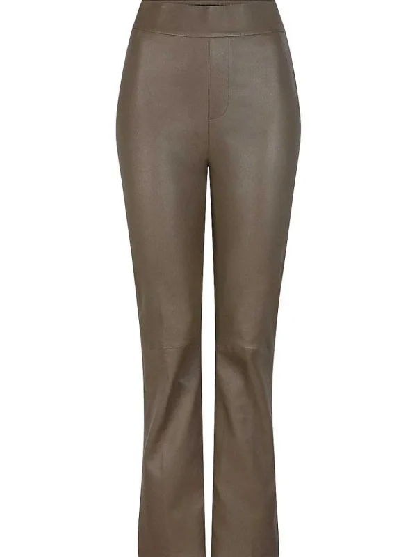 DANTE6 D6Tyson Flare Leather Pants* Broeken