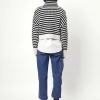 DANTE6 D6Veneto Stripe Turtle Sweater* Brei