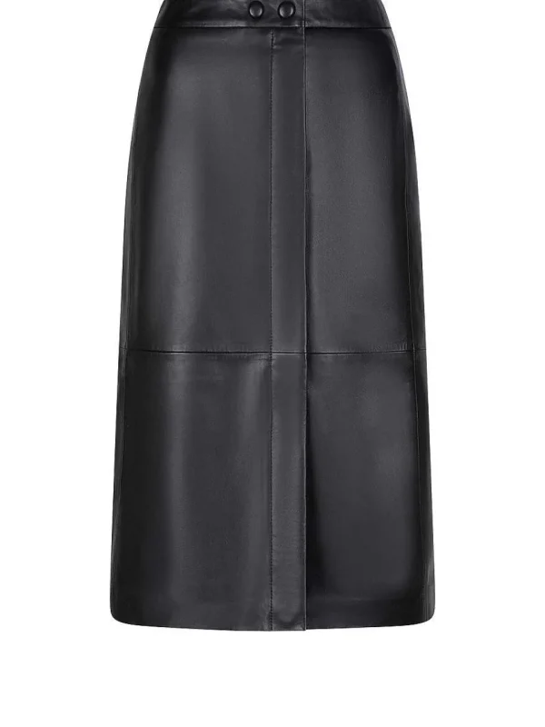 DANTE6 D6Yeva Leather Pencil Skirt* Rokken