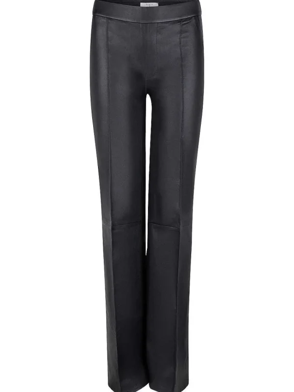 DANTE6 Gini Wide Leg Leren Broek* Broeken