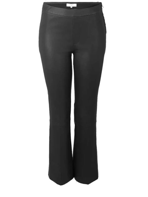 DANTE6 Tyson Leren Crop Flare Broek* Broeken